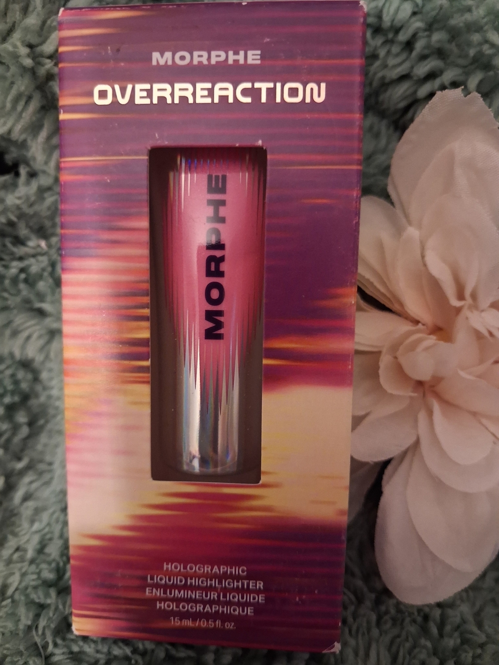 ✨ NWT Morphe Overreaction Holographic Liquid Highlighter in "Hyped Up" ✨